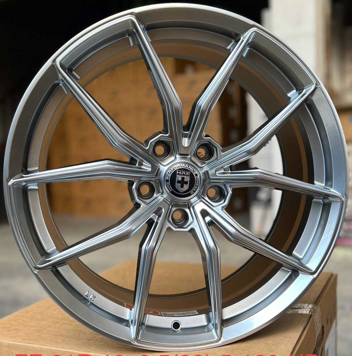 ล้อแม็ก ล้อแม็กใหม่ FlowForming FF21R 5รู120 ET35-38 ไฮเปอร์ F8.5 R9.5-19นิ้ว