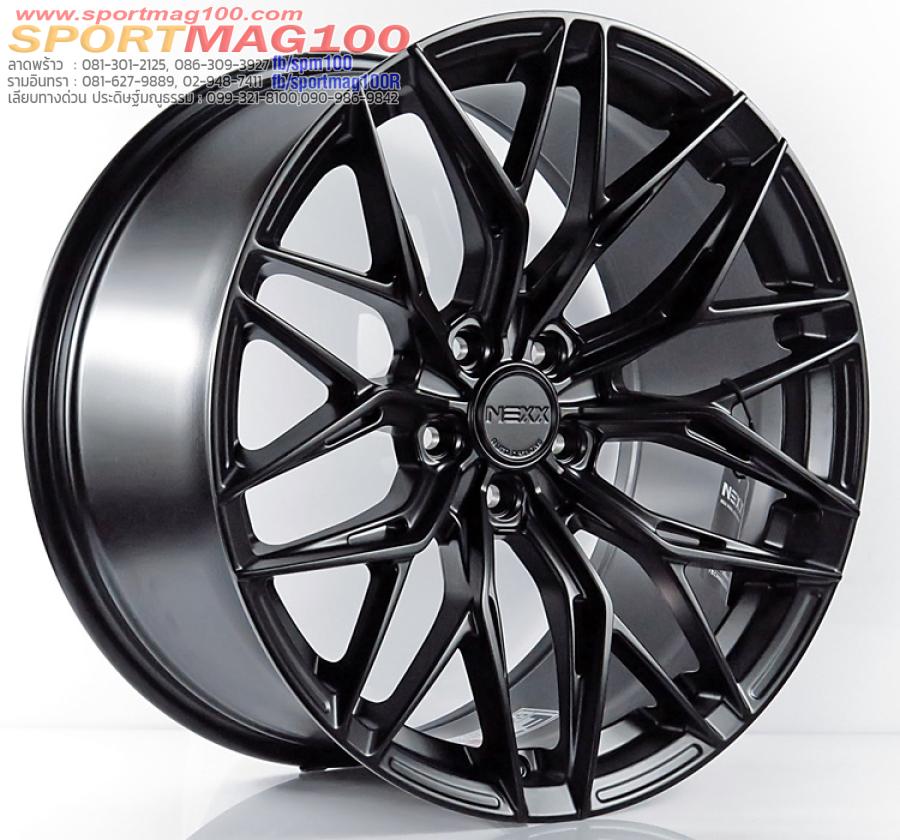 ล้อแม็ก ล้อแม็กใหม่เบา FlowForming NEXX XX07 5รู112 ET32-40 ดำด้าน F8.5 R10-20นิ้ว 
