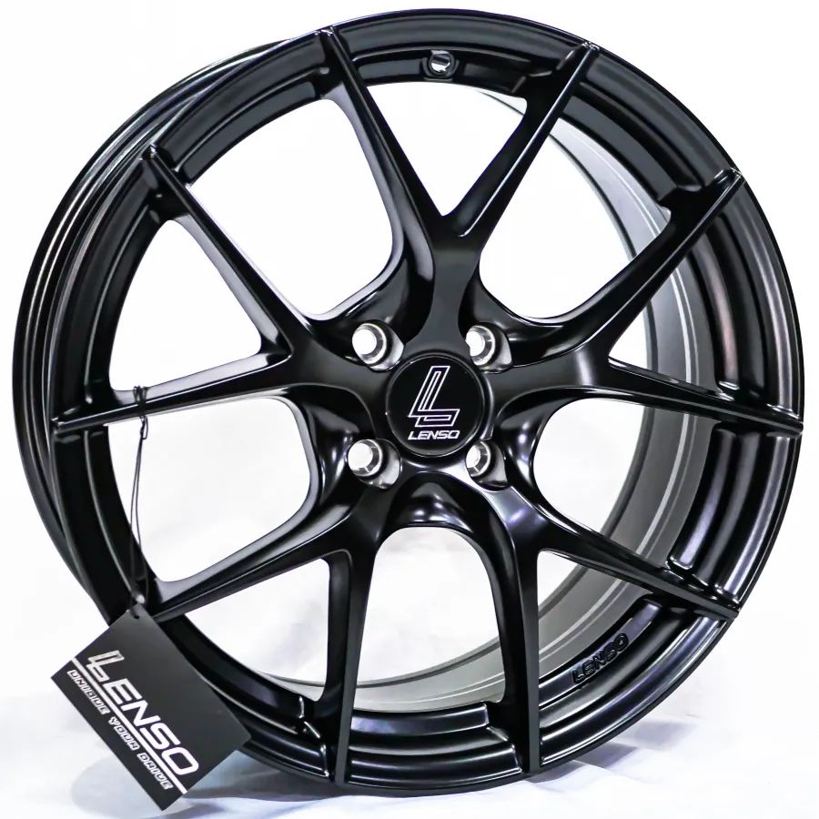 ล้อแม็ก ล้อแม็กใหม่ Lenso JagerDyna JAD 4รู100 ET35 ดำกึ่ง 7.5-17นิ้ว