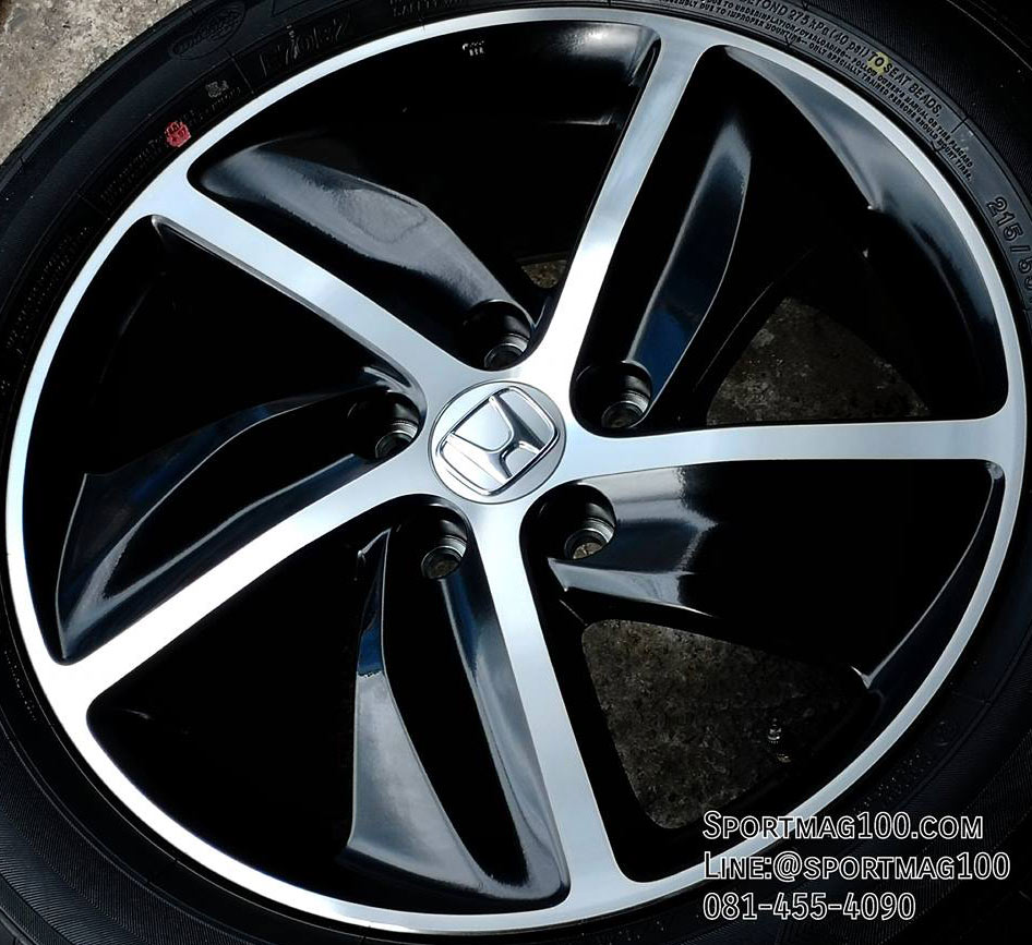 ล้อแม็ก แม็กซ์ป้ายแดง New HRV 5รู114 ดำหน้าเง 7-17นิ้ว