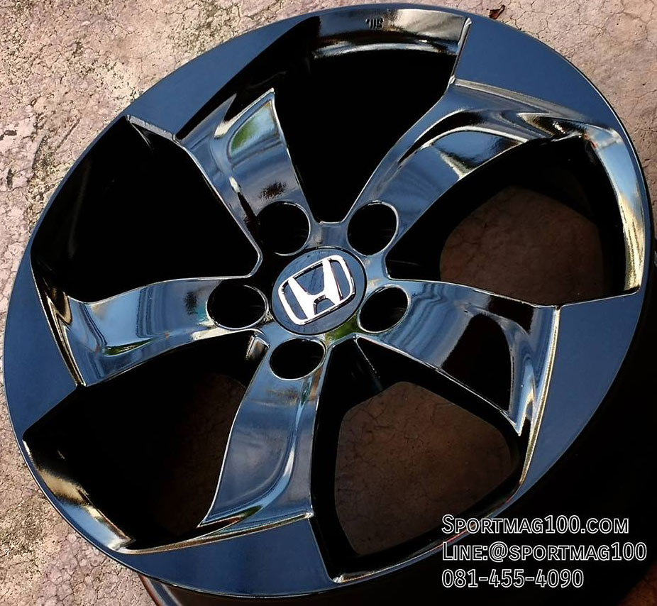 ล้อแม็ก  แม็กซ์มือสอง Honda HRV 5รู114 รมดำ 7-17นิ้ว(รามอินทรา) 