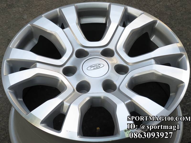 ล้อแม็ก ล้อแม็กติดรถ Ford NewRanger 6รู139 ซิลเวอร์ 8-18นิ้ว(ลาดพร้าว)