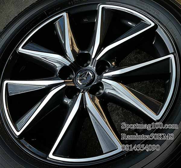 ล้อแม็ก ล้อแม็กมือสอง New Mazda CX5 5รู114 รมดำ 7-19นิ้ว(รามอินทรา)