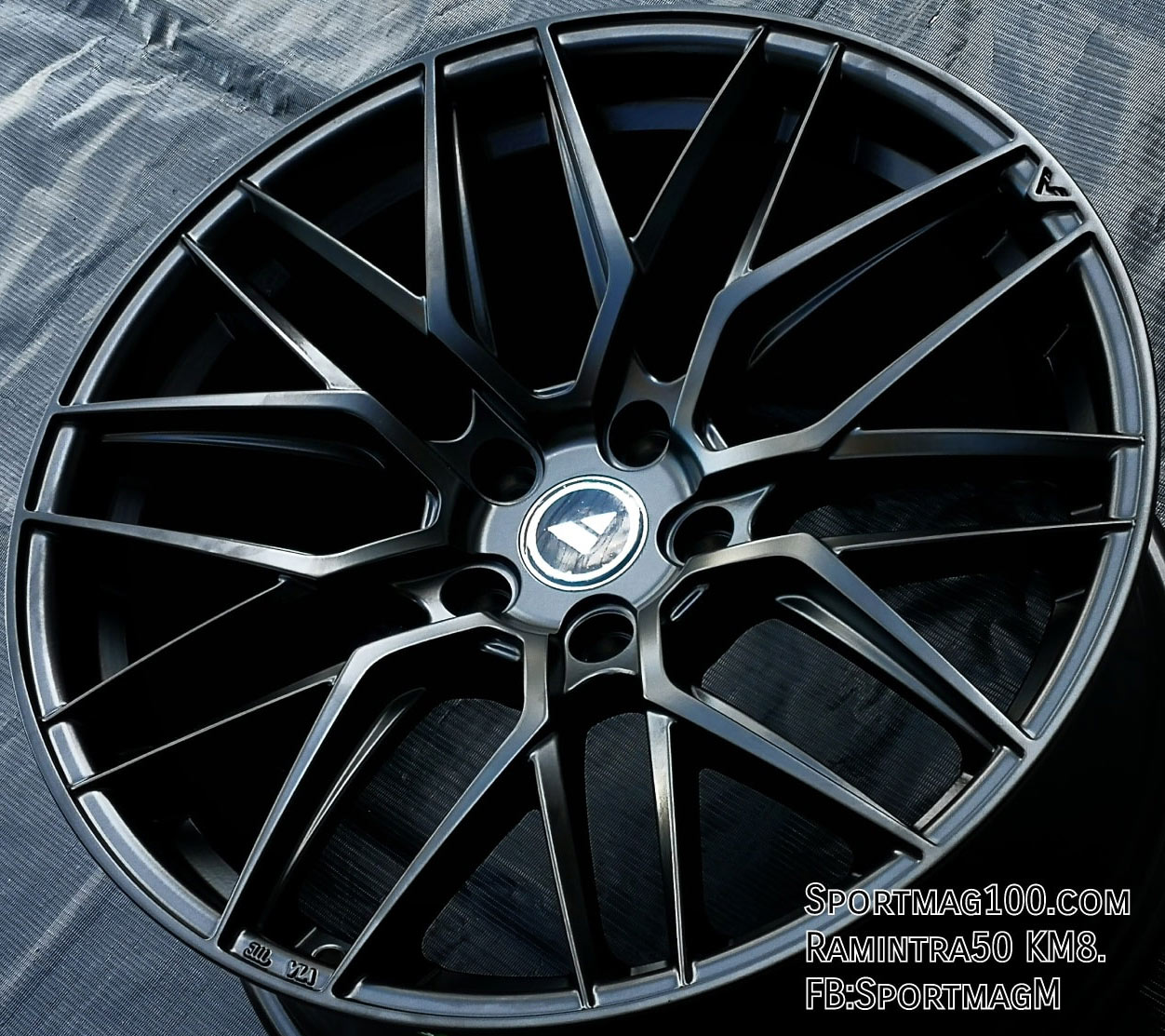 ล้อแม็ก ล้อแม็กใหม่ MGW Vorsteiner 5รู114 ET38 ดำด้าน F8.5 R9.5-19นิ้ว