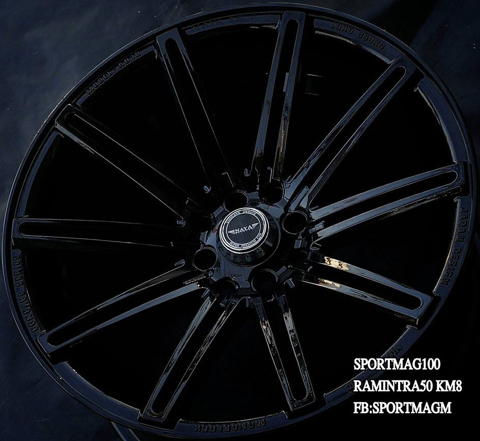 ล้อแม็ก  แม็กซ์มือสอง NAYA AD10 4รู100/114 ET28 สำหรับ BMW E30 9-17นิ้ว(รามอินทรา) 