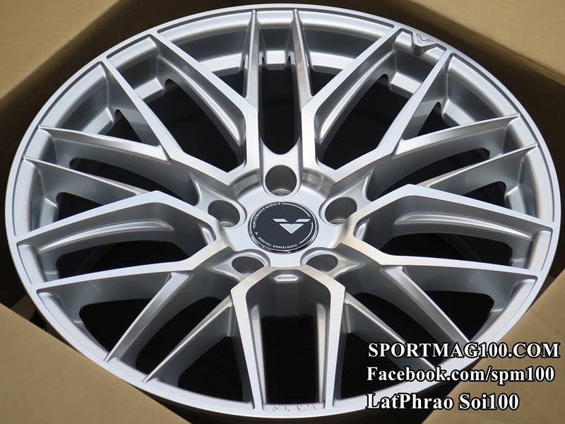 ล้อแม็ก ล้อแม็กใหม่ MGW Vorsteiner 5รู100 ซิลเวอร์หน้าเงา 8.5-18นิ้ว