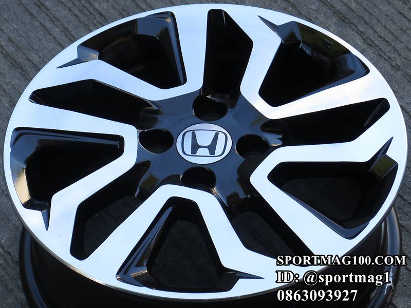 ล้อแม็ก ล้อแม็กติดรถ Honda New JAZZ Modify 4รู100 ดำหน้าเงา 5.5-15นิ้ว(รามอินทรา)