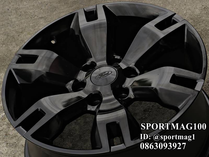 ล้อแม็ก แม็กซ์ป้ายแดง Ford Everest Modify 6รู139 สีดำ 8.5-20นิ้ว