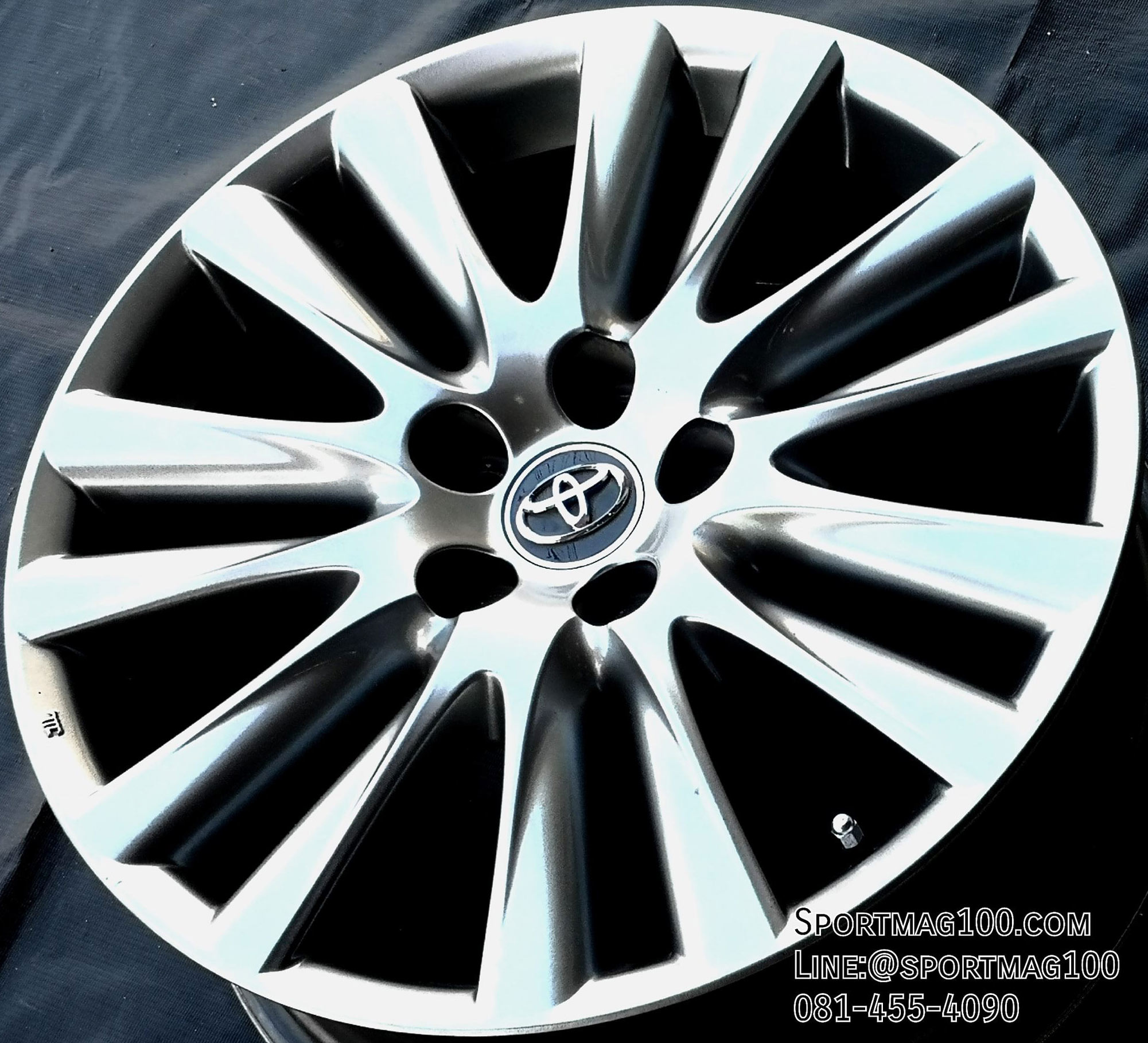 ล้อแม็ก แม็กซ์มือสอง Lexus 5รู114 ET45 ไฮเปอร์แบล็ค 7.5-18นิ้ว