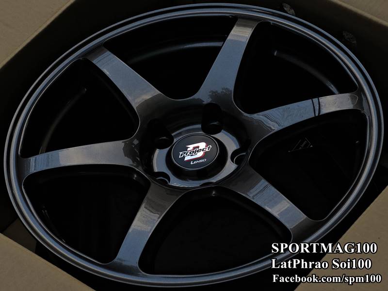 ล้อแม็ก  แม็กซ์ใหม่ Lenso ProjectD RACE6 5รู114 ET38 ไฮเปอร์ดาร์ค 7.5-17นิ้ว