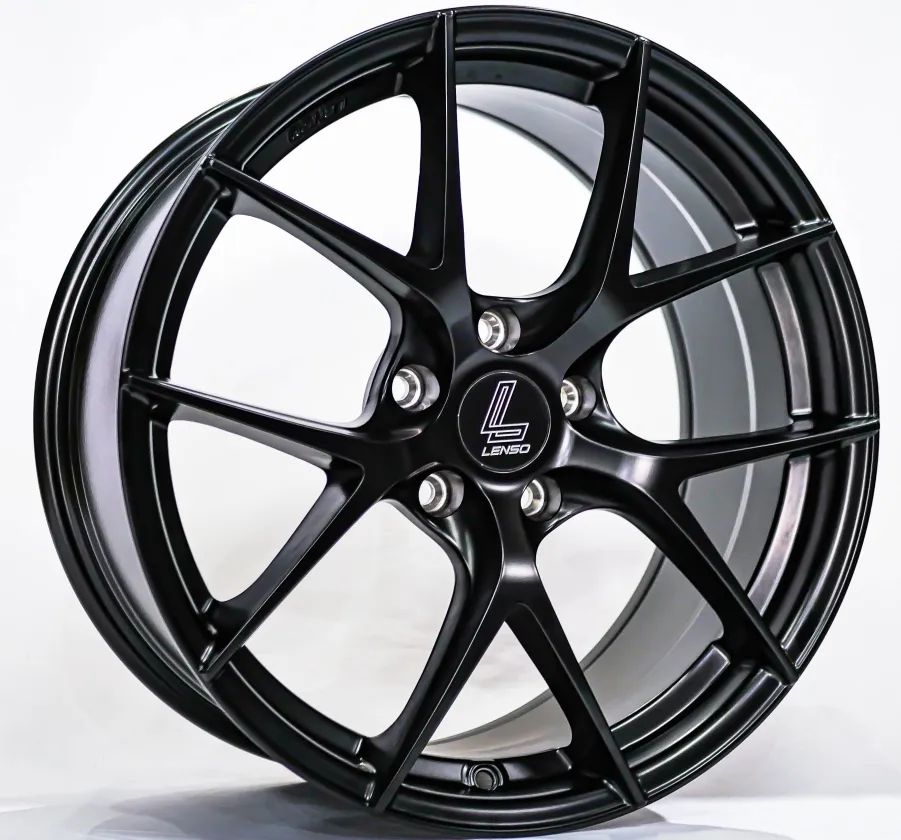 ล้อแม็ก ล้อแม็กใหม่ Lenso JagerDyna JAD 5รู114 ET35 ดำกึ่ง 7.5-17นิ้ว 
