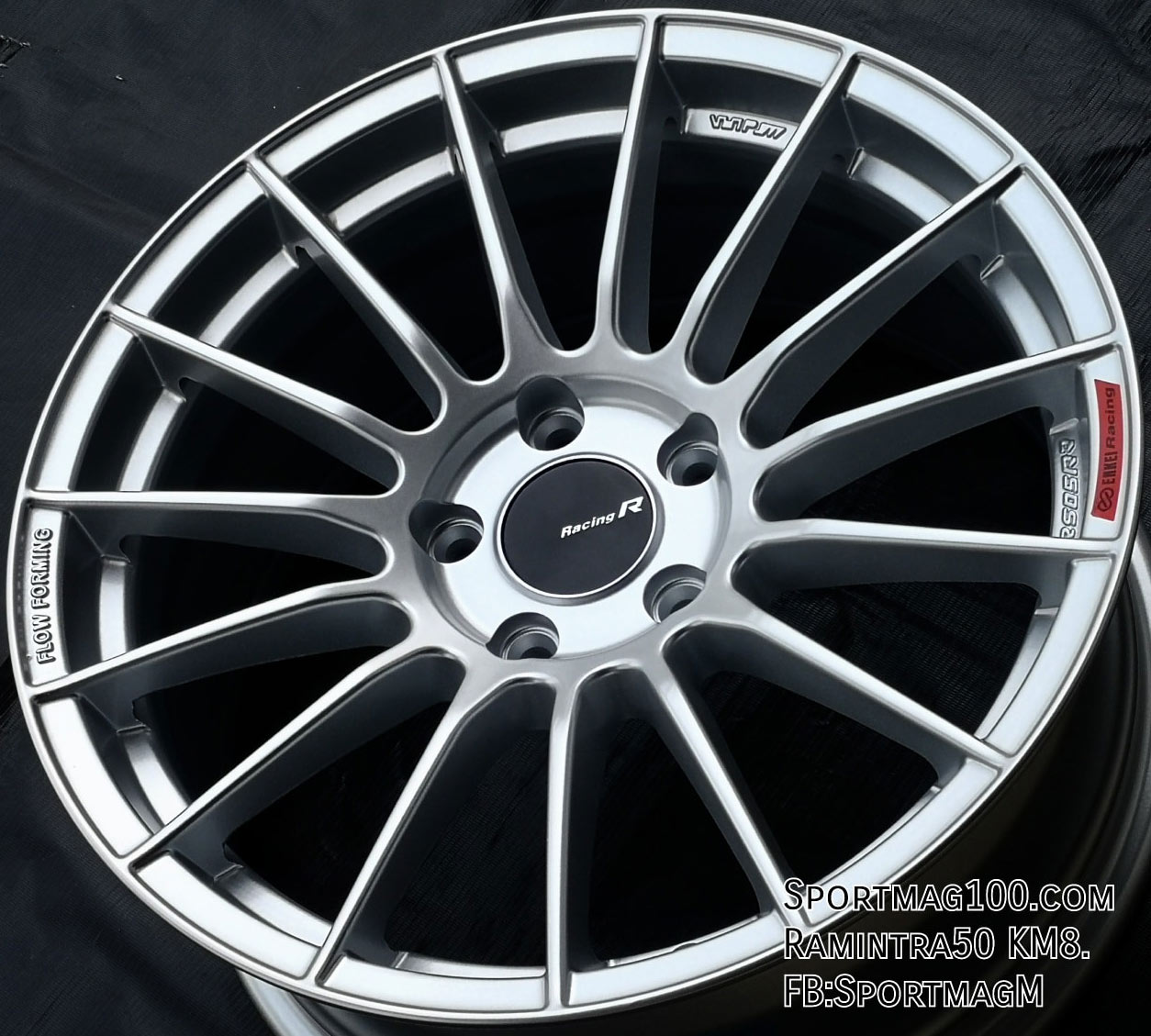 ล้อแม็ก ล้อแม็กใหม่ FlowForming RS05RR 5รู112 ET35 ไฮเปอร์ซิลเวอร์ 8-17นิ้ว