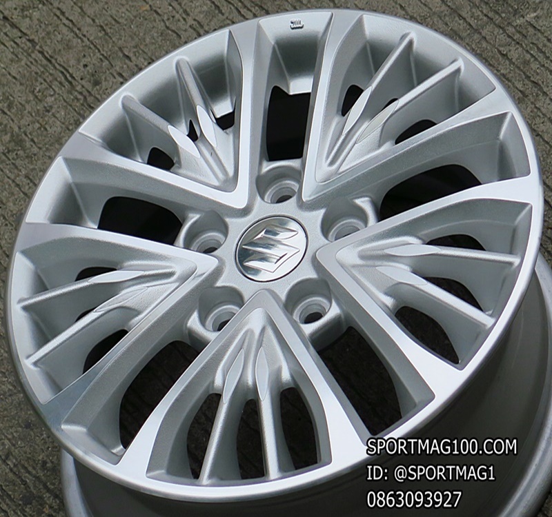 ล้อแม็ก แม็กซ์มือสอง Suzuki Ertiga 5รู114 ซิลเวอร์ 5-15นิ้ว