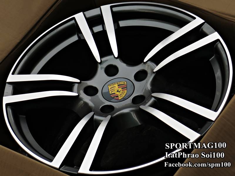 ล้อแม็ก ล้อแม็กใหม่ Porsche5398 5รู130 ET48 กันเมทาลิกหน้าเงา 9-20นิ้ว