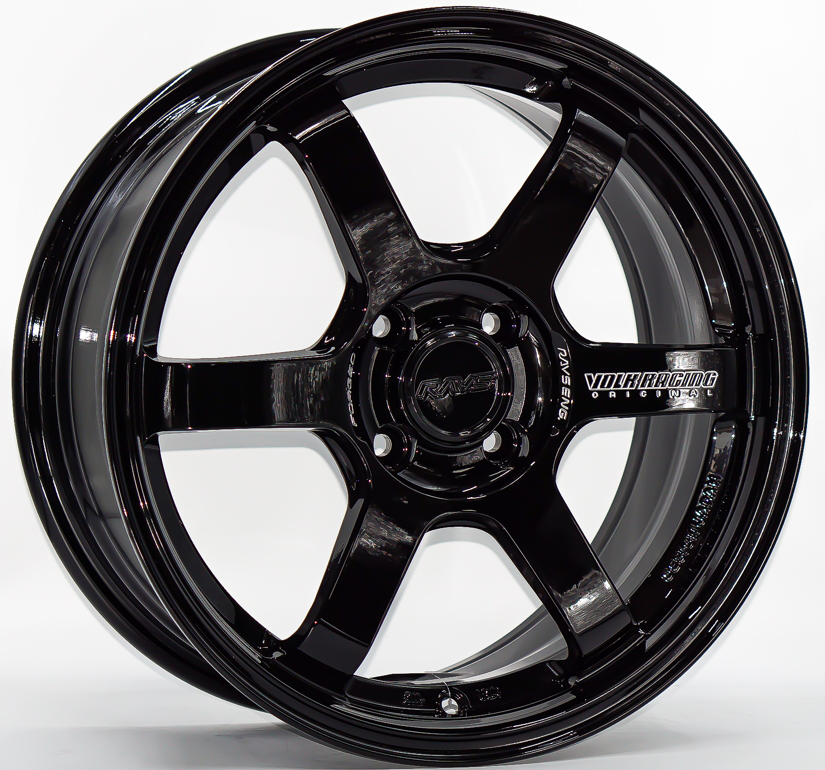 ล้อแม็ก ล้อแม็กใหม่เบา Flowforming TE37 Sonic 4รู100 ดำแวว 7-16นิ้ว 