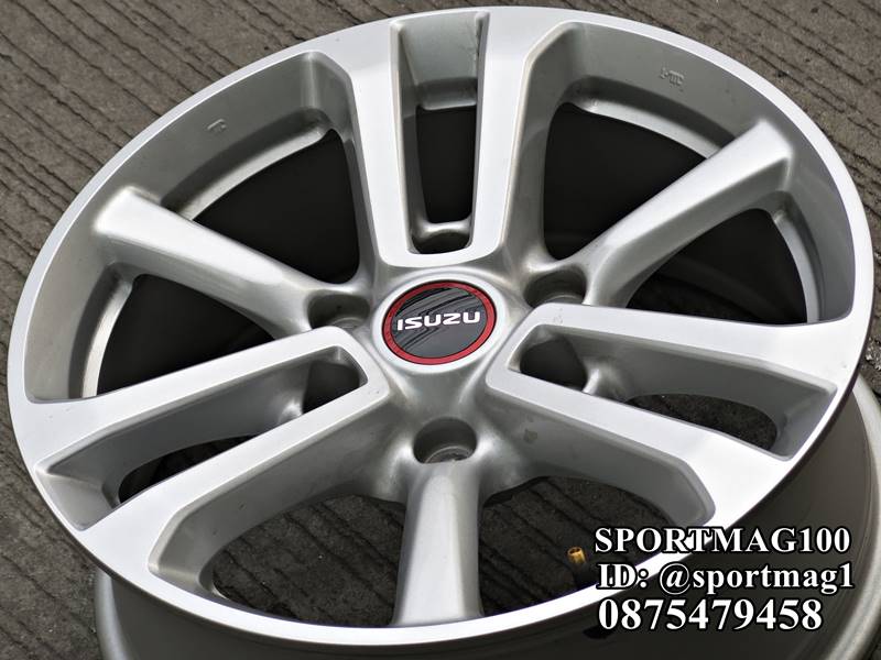 ล้อแม็ก ล้อแม็กมือสอง ISUZU D-MAX 6รู139 ซิลเวอร์ 7-17นิ้ว(ลาดพร้าว)