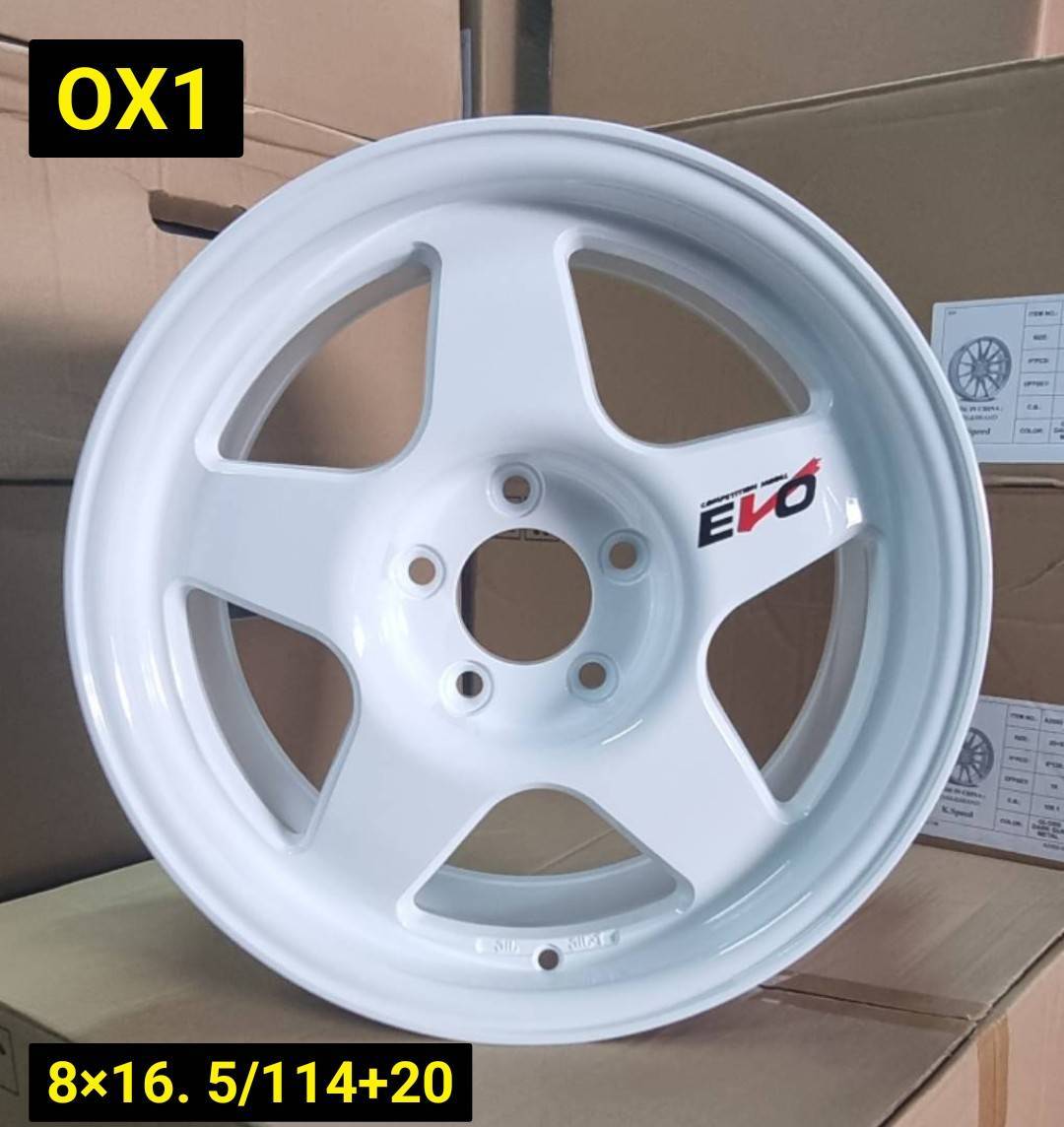ล้อแม็ก ล้อแม็กใหม่ Kspeed EVO 5รู114 ET20 สีขาว 8-16นิ้ว 
