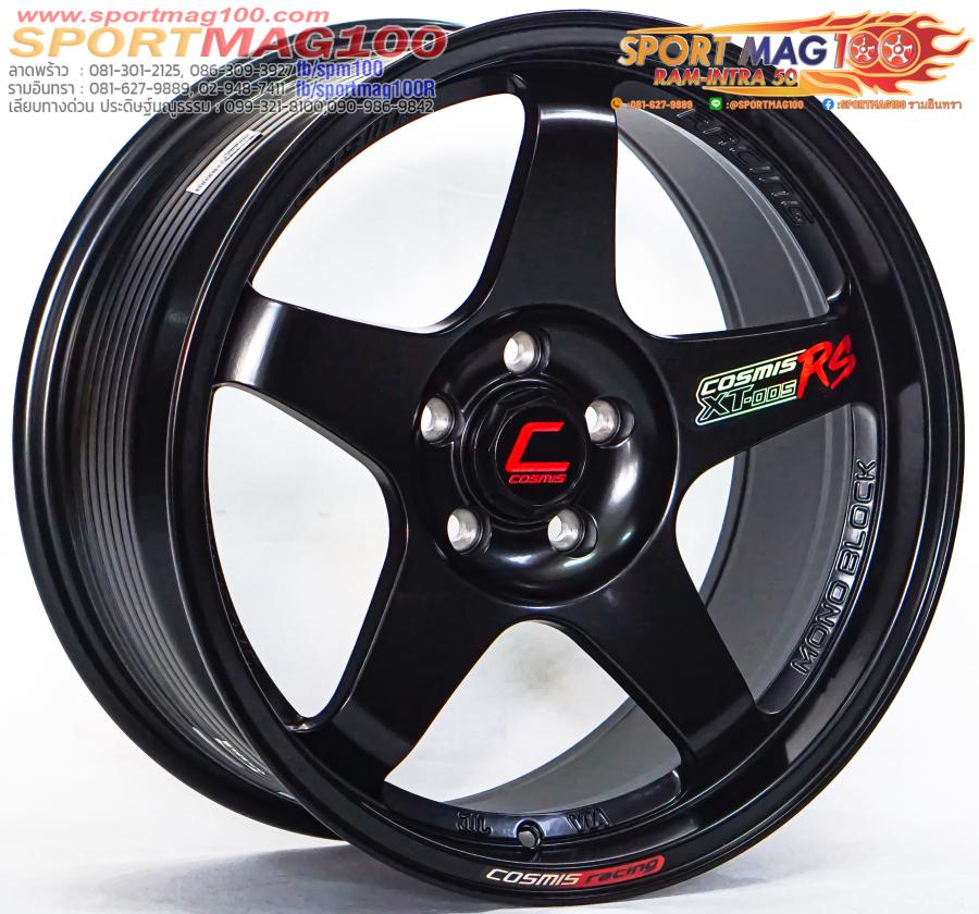 ล้อแม็ก ล้อแม็กใหม่ Cosmis XT005RS 5รู112/114 ET15 สีดำด้าน 8.5-18นิ้ว(Benz 123-126)