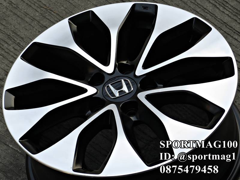 ล้อแม็ก ล้อแม็กซ์ Honda NewAccord 5รู114 ดำหน้าเงา 7.5-17นิ้ว(ลาดพร้าว)