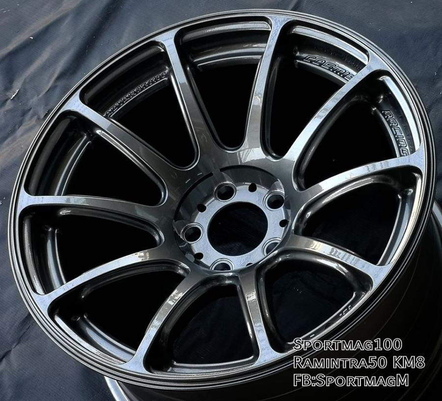 ล้อแม็ก ล้อแม็กใหม่ Cosmis PT01C 5รู114 กันเมทาลิก F9 R10-18นิ้ว 