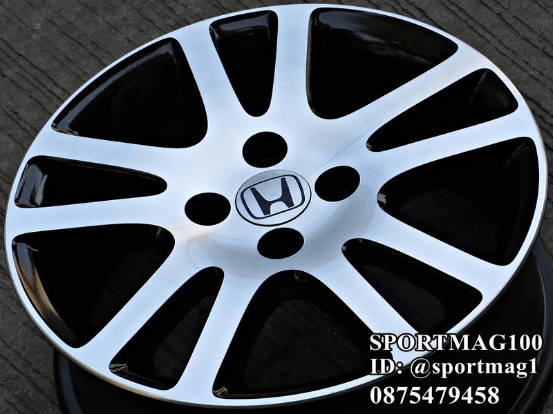 ล้อแม็ก ล้อแม็กมือสอง Honda Civic Modify 4รู100 ดำหน้าเงา 6-15นิ้ว