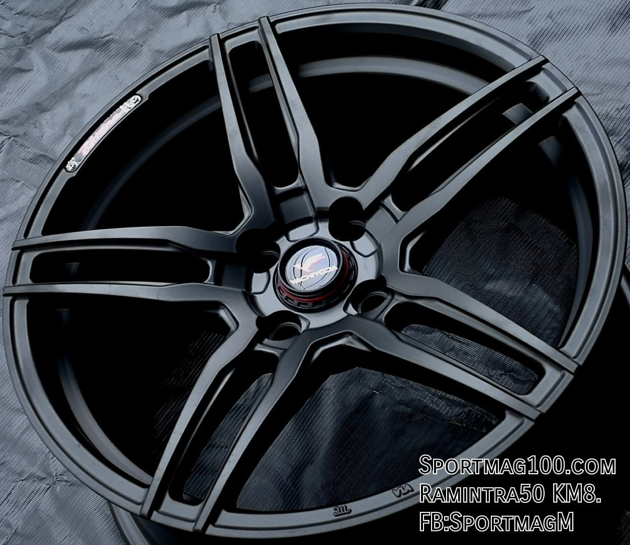 ล้อแม็ก  ล้อแม็กใหม่ Yachiyoda SX4 4รู100 ET35 ดำด้าน 7.5-17นิ้ว 