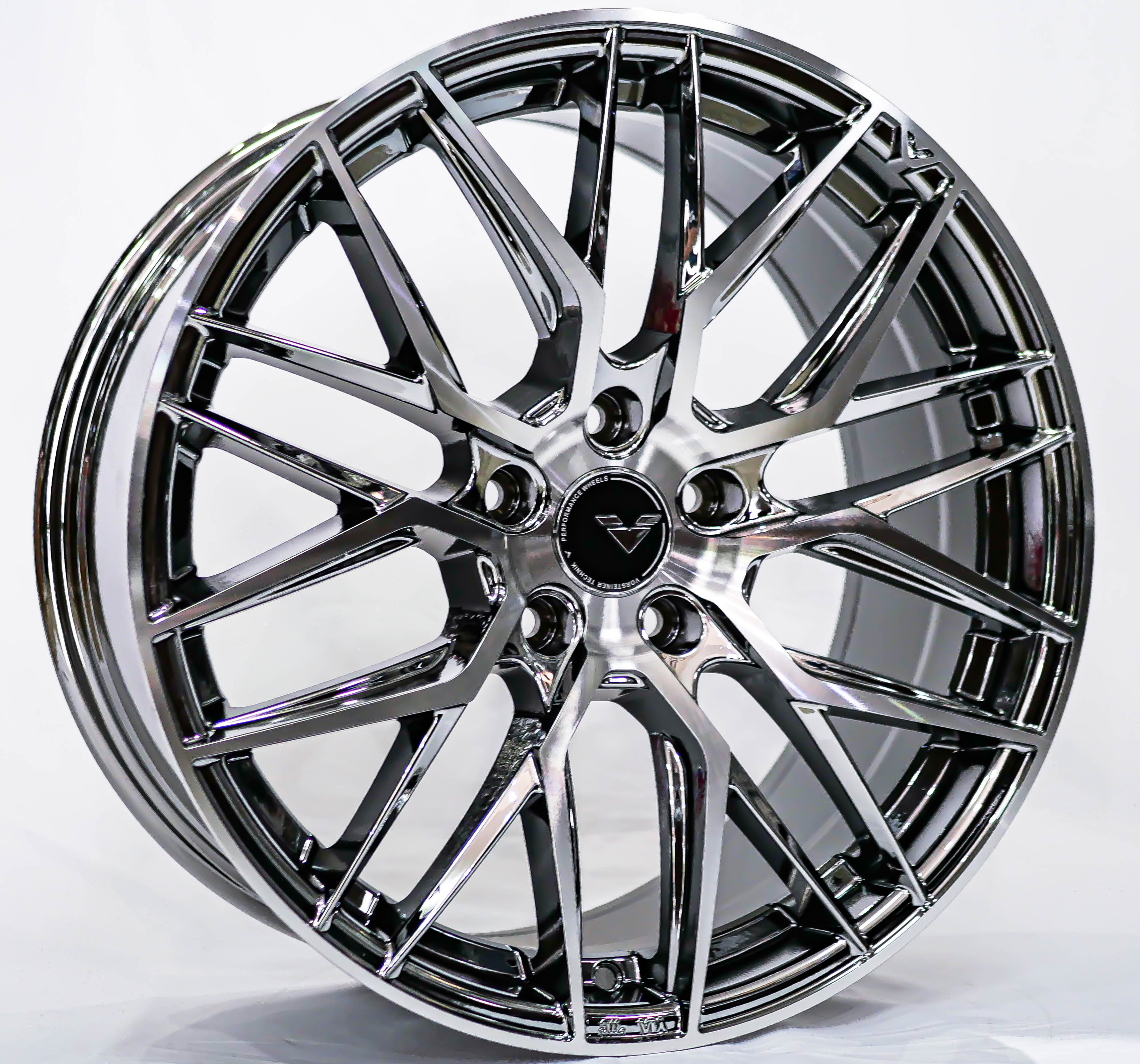 ล้อแม็ก ล้อแม็กใหม่ MGW Vorsteiner 5รู114 ET38 แบล็คโคม 8.5 -18นิ้ว 