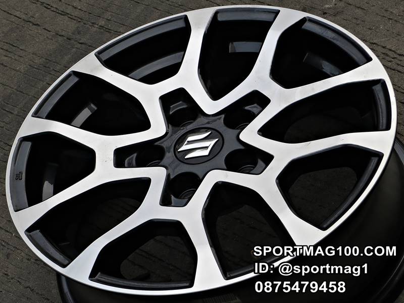 ล้อแม็ก ล้อแม็กมือสอง Suzuki Ertiga XL7 5รู114 เทาหน้าเงา 6-16นิ้ว(รามอินทรา-ลาดพร้าว)