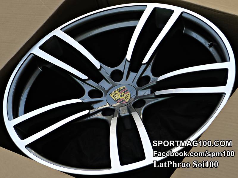 ล้อแม็ก ล้อแม็กใหม่ Porsche 5628 5รู130 ET48-55 กันเมทาลิกหน้าเงา F9 R11-20นิ้ว