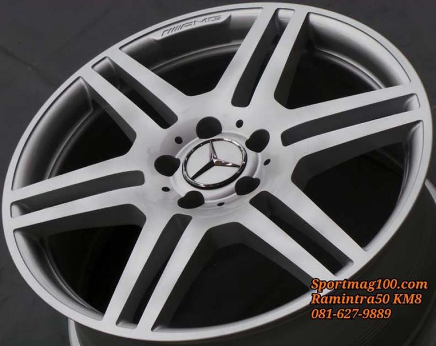 ล้อแม็ก  ล้อแม็กซ์มือสองแท้ AMG 5รู112 ET47-58 ซิลเวอร์ F7.5 R8.5-17นิ้ว(รามอินทรา) 