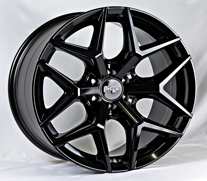 ล้อแม็ก ล้อแม็กใหม่แท้ USA NICHE VICE 6รู139 สีดำเงา ET30 9-20นิ้ว
