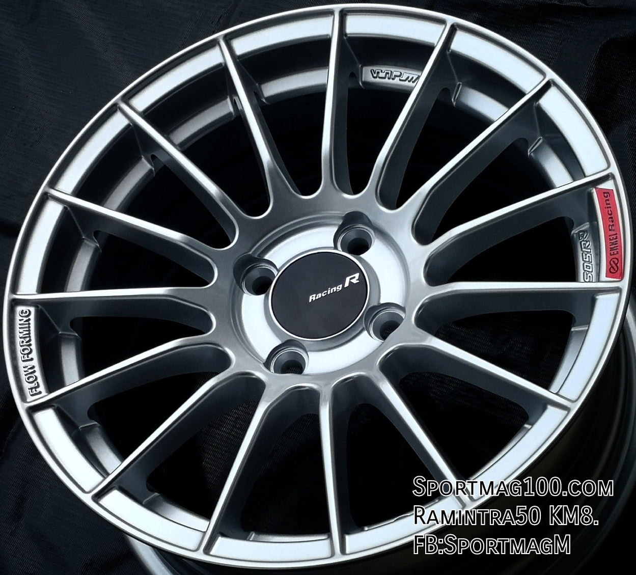 ล้อแม็ก แม็กซ์ใหม่สุดเบา FlowForming RS05RR 4รู100 ET30 ไฮเปอร์ 7-15นิ้ว 
