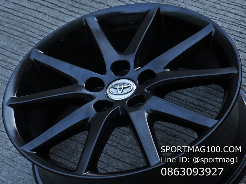 ล้อแม็ก ล้อแม็กมือสอง Toyota Estima 5รู114 รมดำ 7-18นิ้ว(ลาดพร้าว)