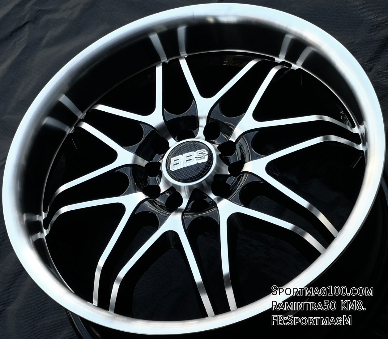 ล้อแม็ก เฮียสั่งลด แม็กใหม่ RS-GT 5รู100/114 ET40 ดำหน้าเงา เพียง 2,750 รวมยางใหม่ 18,900 7.5-17นิ้ว 