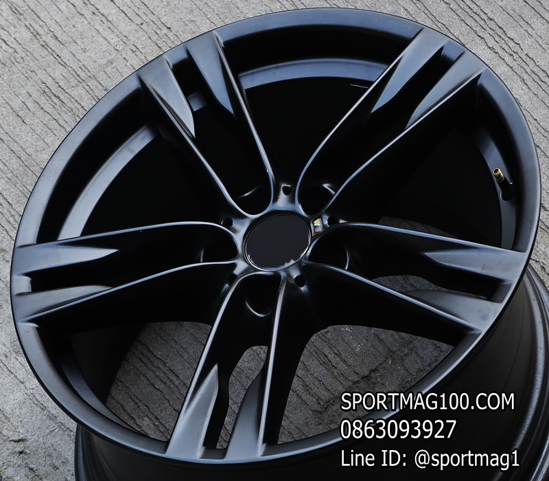 ล้อแม็ก ล้อแม็กมือสองแท้ BMW Series 6 5รู120 ดำด้าน F8.5 R9-20นิ้ว(ลาดพร้าว)