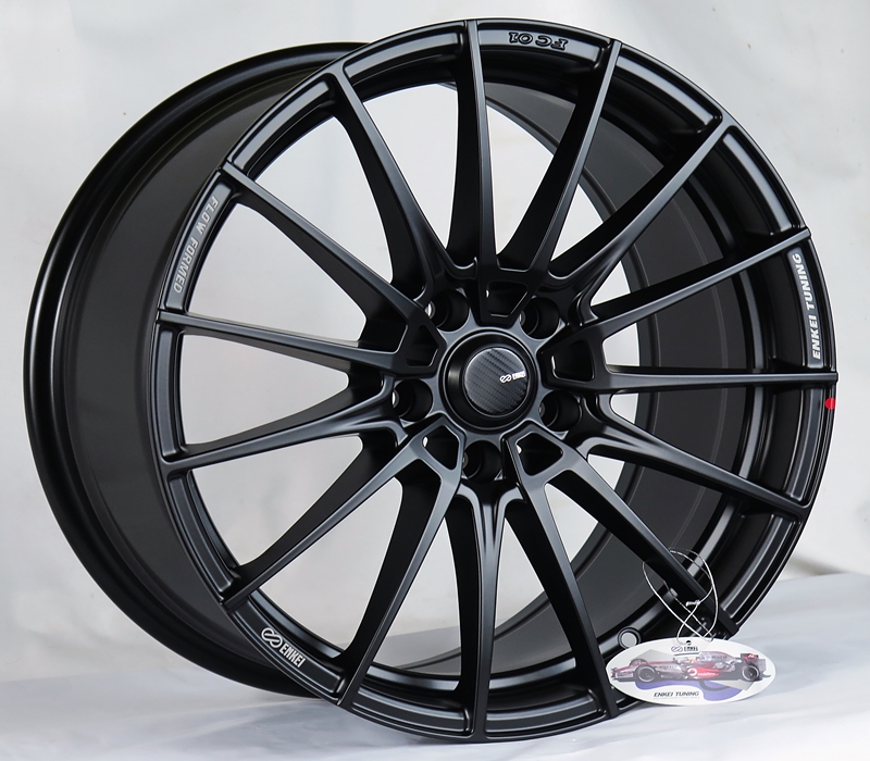 ล้อแม็ก ล้อแม็กใหม่แท้ Flowforming Enkei FC01 5รู114 ดำด้าน 8.5-18นิ้ว
