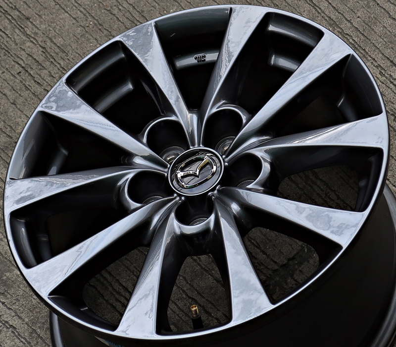 ล้อแม็ก ล้อแม็กมือสอง Mazda CX30 5รู114 กันเมทาลิกหน้าเงา 6.5-16นิ้ว(รามอินทรา-ลาดพร้าว)
