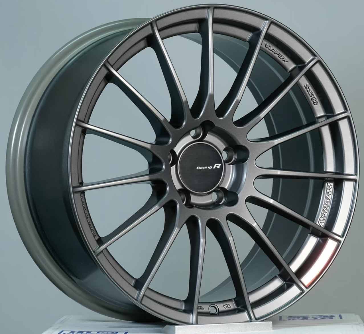 ล้อแม็ก ล้อแม็กใหม่แท้ Japan ENKEI RS05RR 5รู114 ET35 สีแมทกัน 9-18นิ้ว 