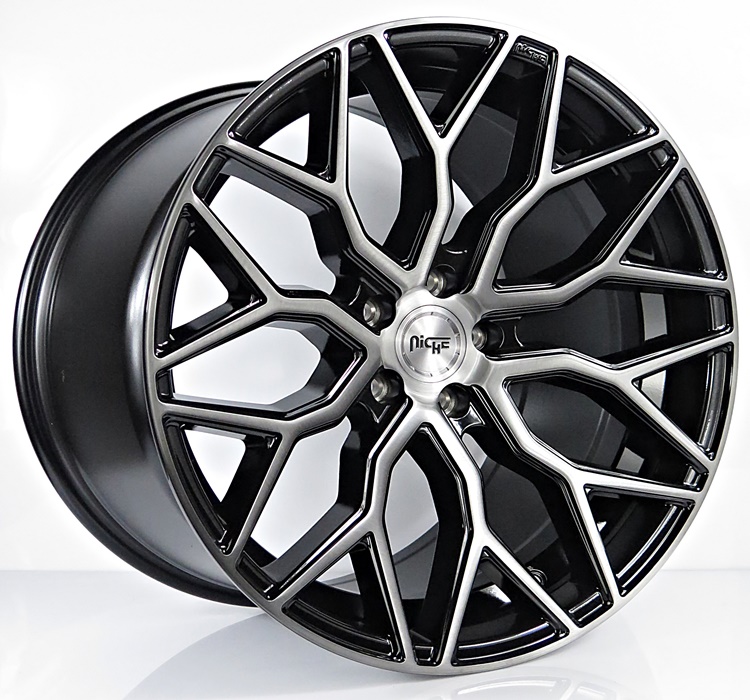 ล้อแม็ก ล้อแม็กใหม่ USA Niche Mazzanti 5รู114 ดำเงาแลคเกอร์เคลียร์ F9 R10.5 -20นิ้ว