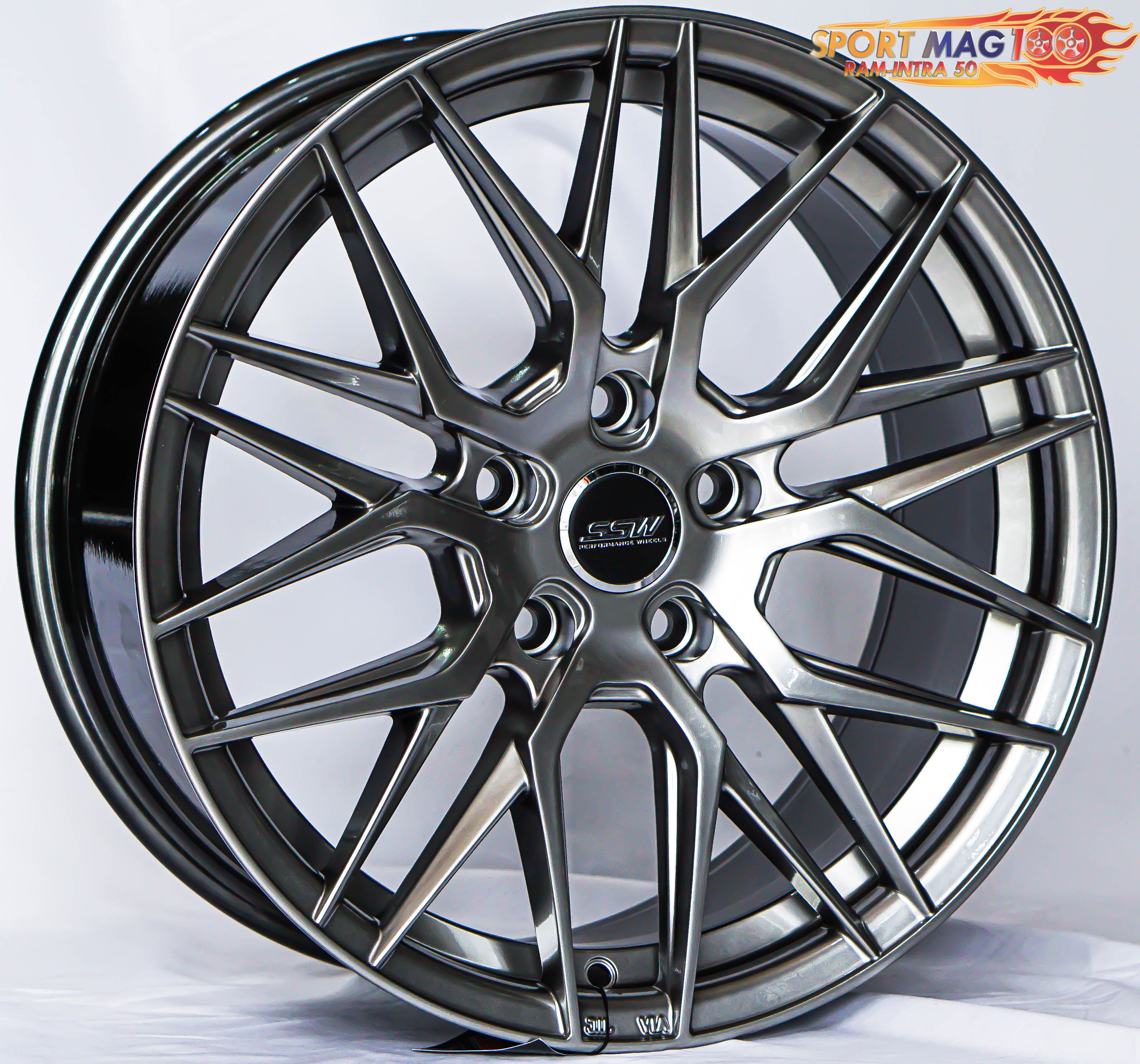 ล้อแม็ก ล้อแม็กใหม่ SSW Vorsteiner S348 5รู114 ET38 ไฮเปอร์แบล็ค 8-17นิ้ว