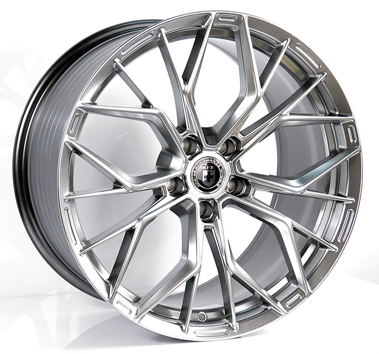 ล้อแม็ก ล้อแม็กใหม่ FlowForming HRE FF01 5รู114 ET35-38 ไฮเปอร์แบล็ค F8.5 R9.5-19นิ้ว
