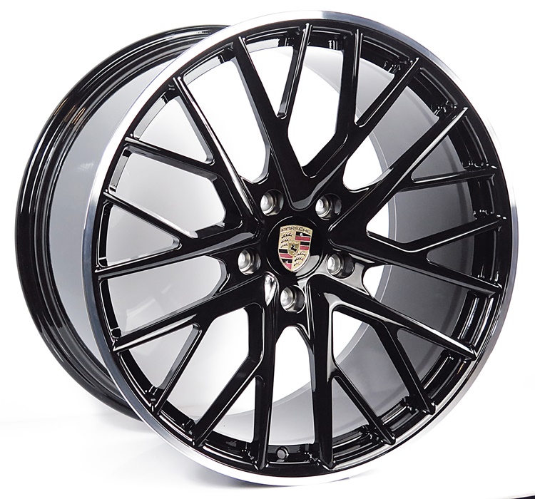 ล้อแม็ก ล้อแม็กเบาสุดFORGED Porshe D21503 5รู130 ดำขอบเงา ET61-69 F9.5 R11-21นิ้ว
