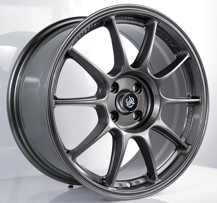 ล้อแม็ก ล้อแม็กใหม่เบา Flowforming Tc105X 4รู100 ET35 กันเมทาลิก 7.5-17นิ้ว