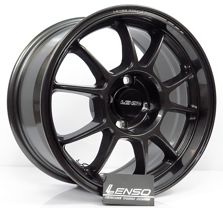 ล้อแม็ก ล้อแม็กใหม่ Lenso Fanatic 4รู100 ไฮเปอร์ดาร์ค 7-15นิ้ว