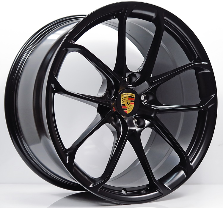 ล้อแม็ก ล้อแม็กเบาสุดFORGED Porshe s1097 5รู130 ET46-58 ดำด้าน F9.5 R11-20นิ้ว