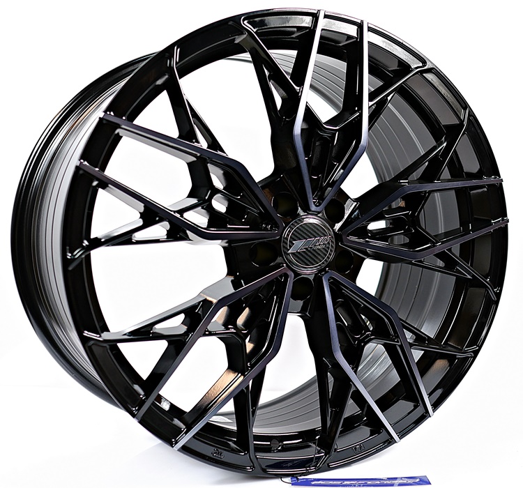ล้อแม็ก ล้อแม็กใหม่ USA 305Forged FT122 5รู108 ET35 ดำเงาเคลือบแลคดำ 8.5-20นิ้ว