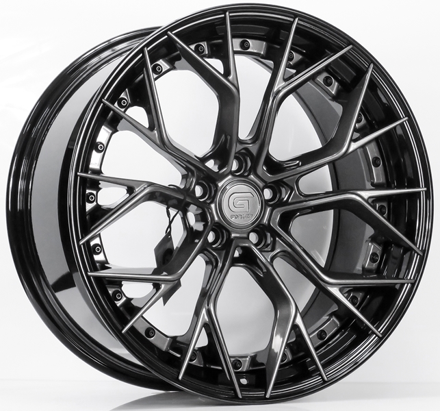 ล้อแม็ก ล้อแม็กแท้2ชิ้น G-Forged GF09 5รู114 สีDarkGMglossBlack ET32-40 F8.5 R10-20นิ้ว
