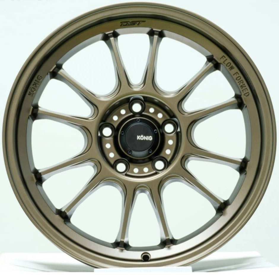 ล้อแม็ก ล้อแม็กใหม่เบา FlowForming USA Konig HyperGram 5รู114 ET35 ทองแดง 8-17นิ้ว 