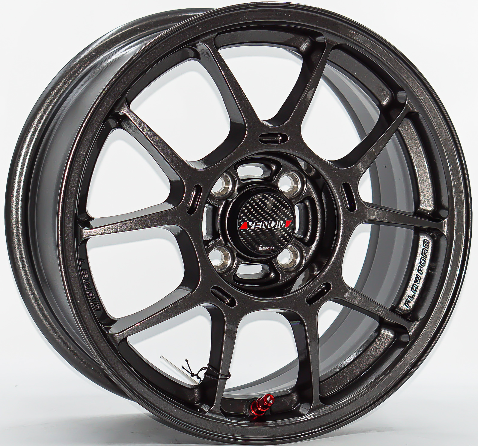 ล้อแม็ก ล้อแม็ก FlowForming Lenso V1N LITETECH+ 4รู100 ขอบ15นิ้ว  Offset35 ไฮเปอร์ดาร์ค กว้าง 7นิ้ว (5.03 กิโล)