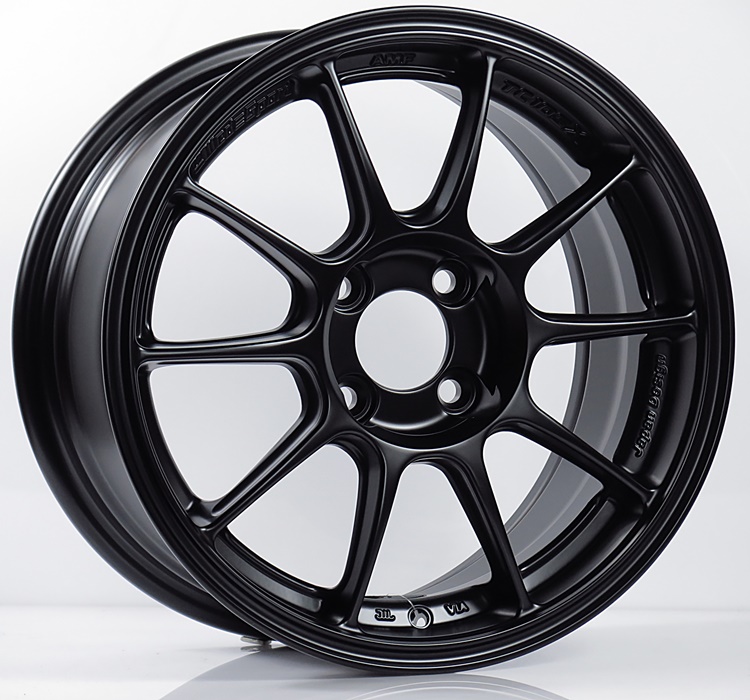 ล้อแม็ก ล้อแม็กใหม่เบา FlowForming AOW TC105X 4รู100 ET35 สีดำด้าน 7-15นิ้ว